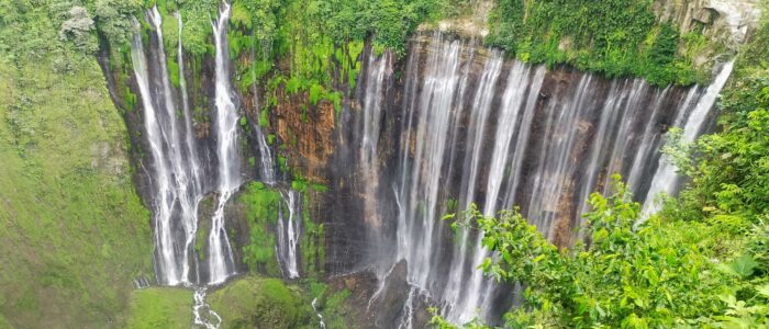 La cascade de Tumpak Sewu